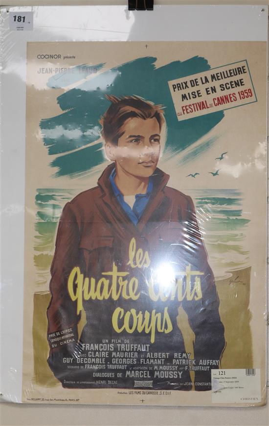 Les Quatre Cents Coups / 400 Blows - François Truffaut1959 23x16in. (60x41cm.)